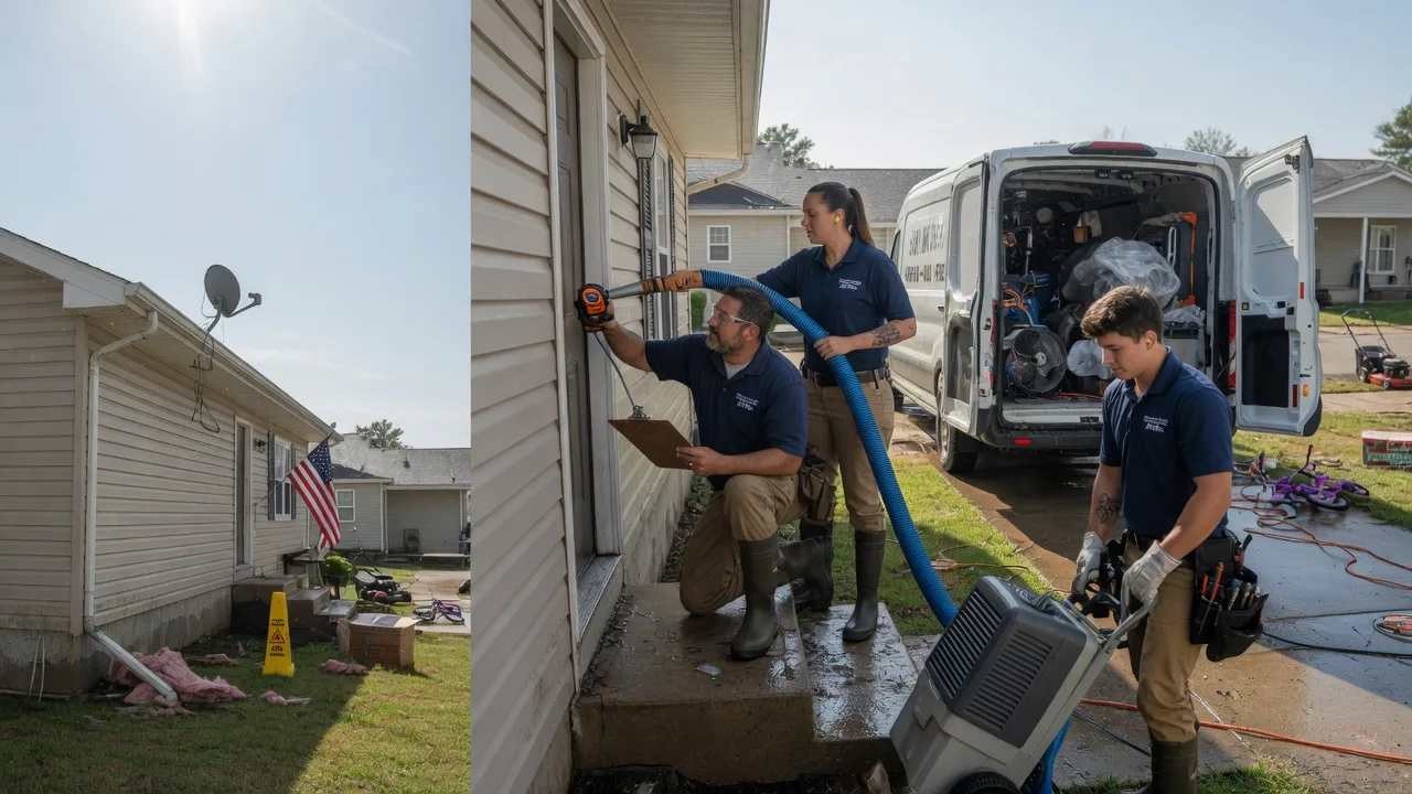 Ceiling Water Damage Restoration in Benson, IL near me
